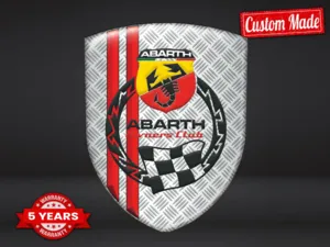 Fiat Abarth Adesivi Silicone Superiori Qualità Eleganti Cupola